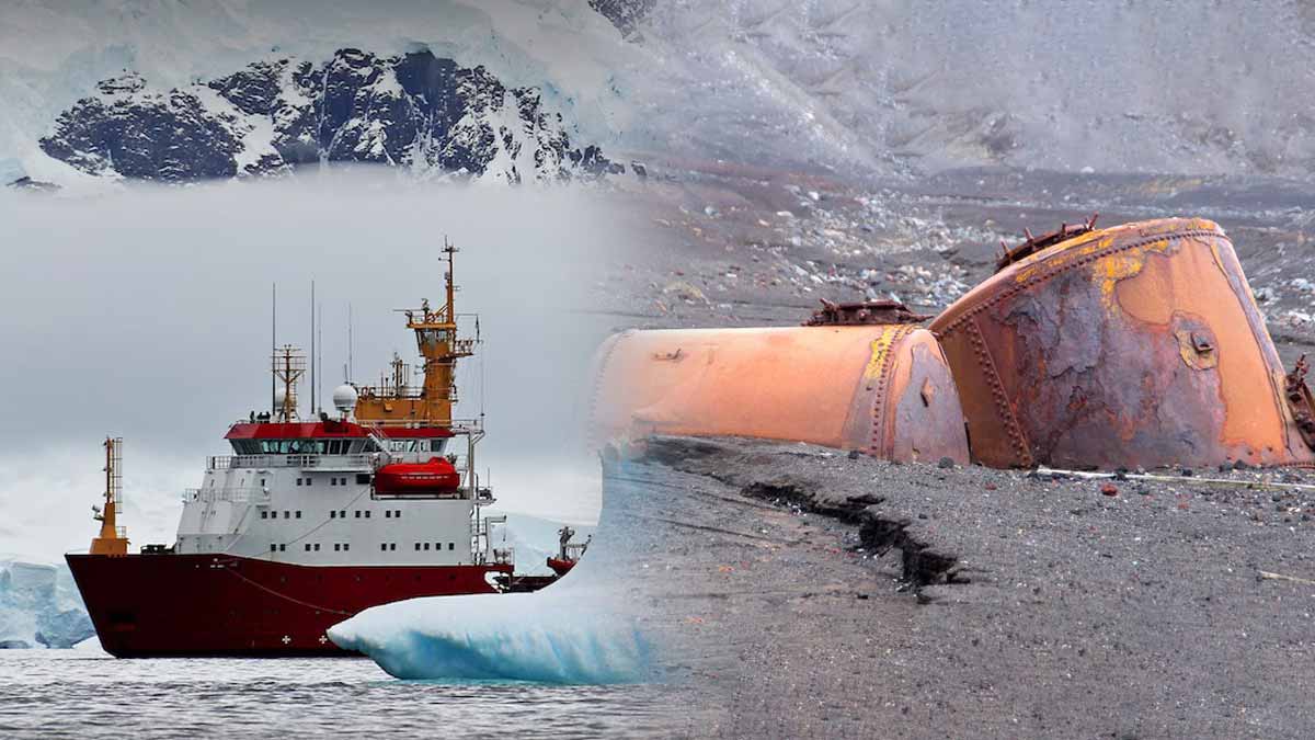 Barrels of Oil in Antarctica
